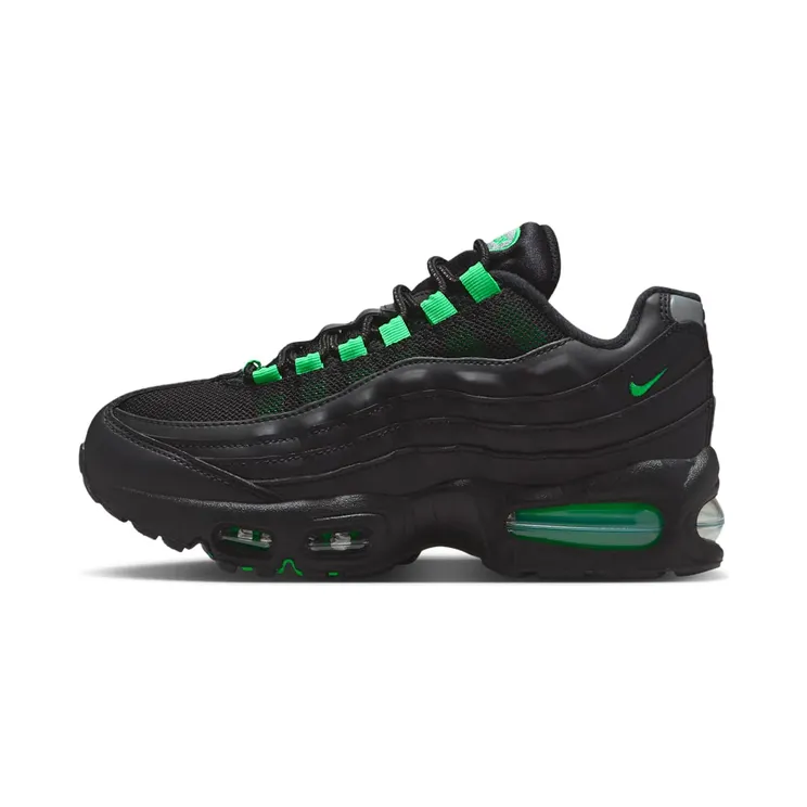 Nike Air Max 95 OG GS “Black / Pearl Grey / Green Shock” (II4130-009)
