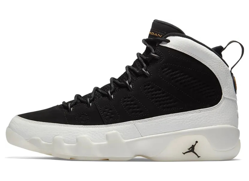 Air Jordan 9 Retro LA All-Star “Black / Summit White / Metallic Gold” (302370-021)