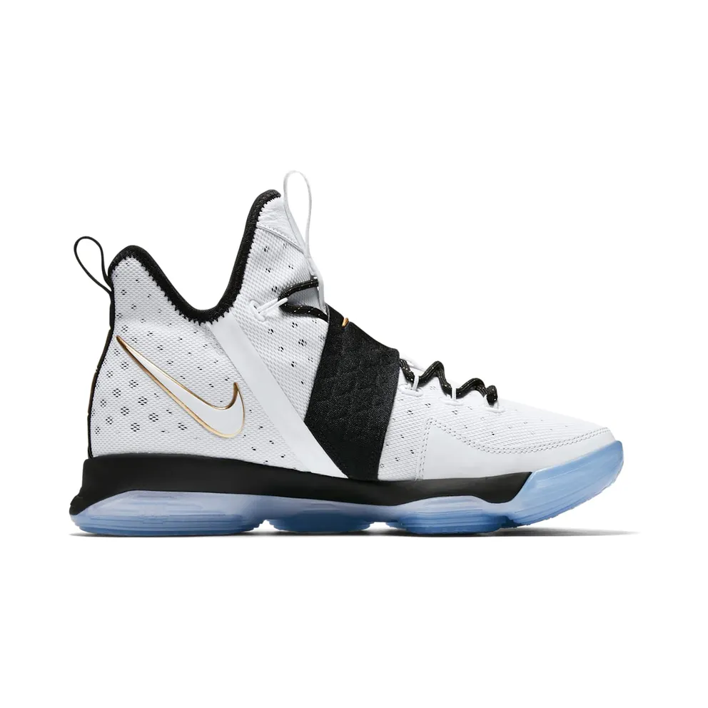 Nike LeBron 14 BHM (2017) Black/White-Metallic Gold (860634-100)