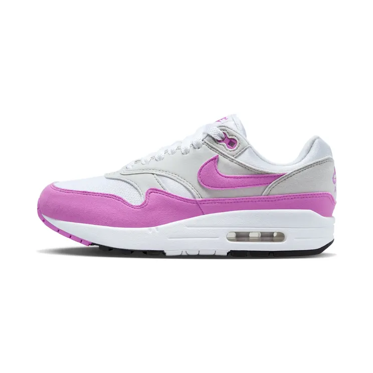 Nike Air Max 1 Fuchsia Dream Pink (W) “Neutral Grey / White / Black / Fuchsia Dream” (DZ2628-001)