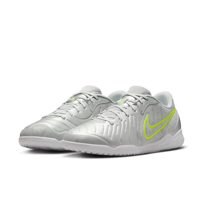 Nike Tiempo Legend 10 Academy IC Metallic Silver Volt White (DV4341-001)