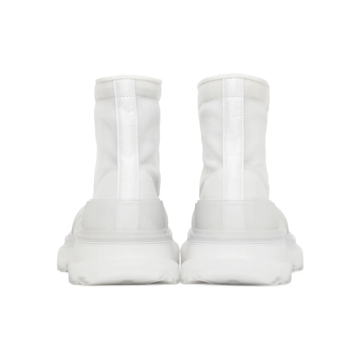 Alexander McQueen Off-White Mesh Tread Slick High Sneakers (662671W4Q31) (4)