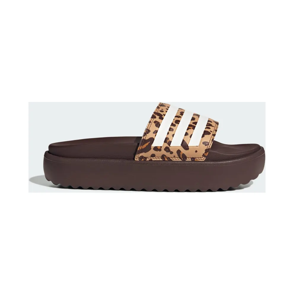 Adidas adilette Platform Badslippers Shadow Brown / Cloud White / Magic Beige (JR9234)