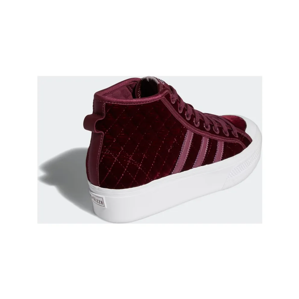 Adidas Nizza Platform Mid Brown / White / Cloud White (H02701)