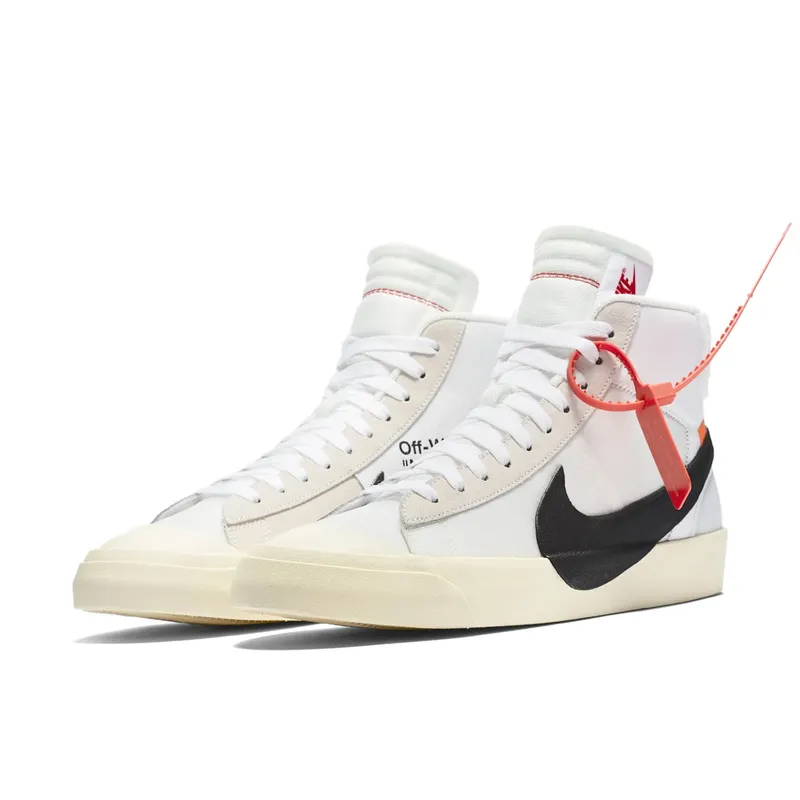 Nike Blazer Mid Off-White White/Black-Muslin (AA3832-100)