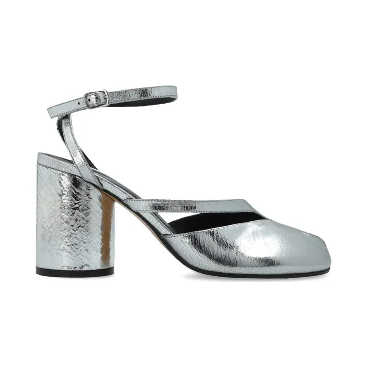 Maison Margiela H80 Tabi Sandal Pump Silver (S58WP0280 P5016 T9002)