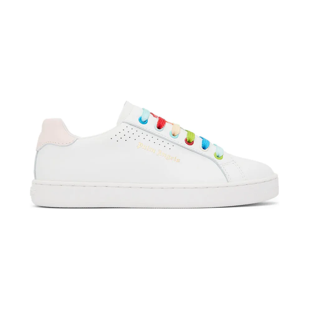 Palm Angels Kids White & Pink Palm 1 Sneakers (PGIA002S22LEA0020130)