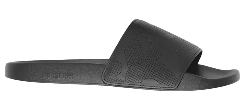 Burberry Embossed Logo Slides Black (80453011)