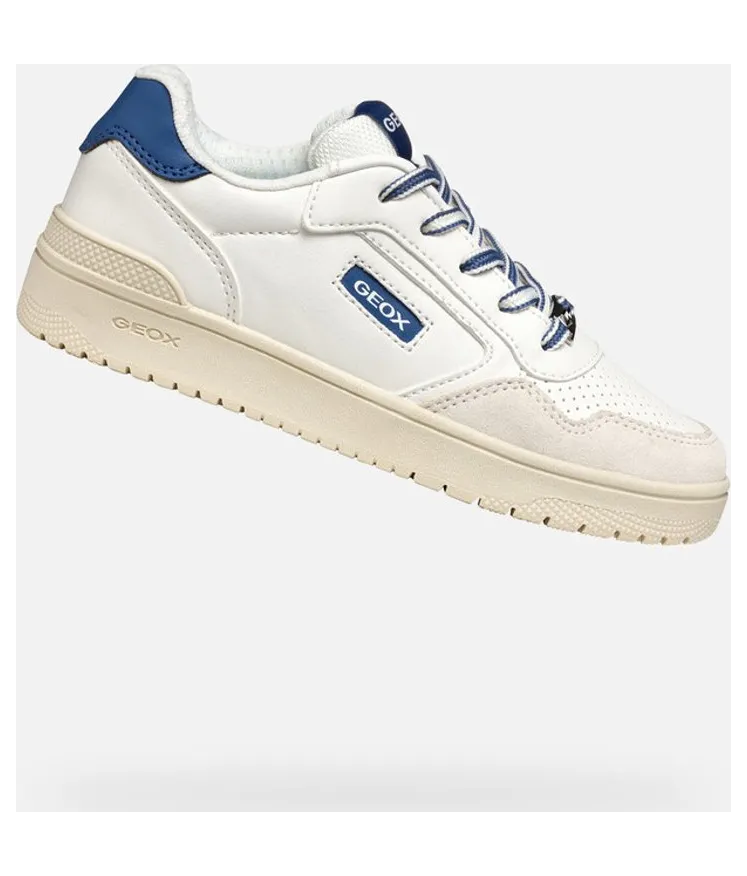 Geox sneaker Wit/Marineblauw (J55LQD05422C0899)
