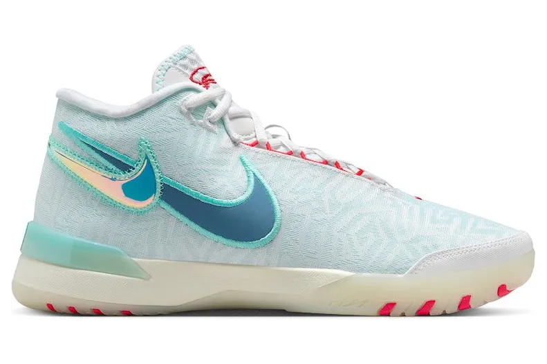 Nike LeBron NXXT Genisus White Aurora Green Siren Red Aegean Storm (HF0712-101)