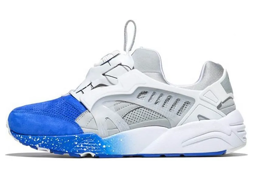 Puma Disc Blaze Kith Ronnie Fieg Colette White Blue (360325-01)