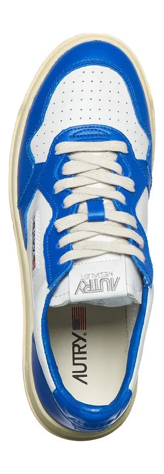 Autry Medalist Low Leather / Leather Princess Blue (AULMWB15) (3)