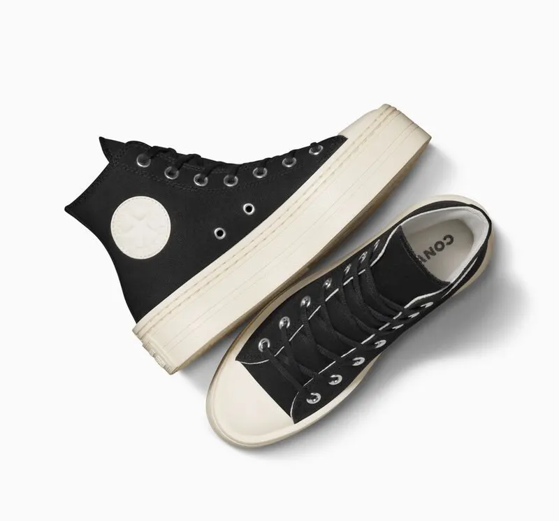 Converse Chuck Taylor All Star Modern Lift Platform Canvas Black/black/egret