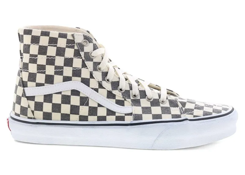 Vans Sk8-Hi Tapered Washed Asphalt True White Checkerboard (VN0A4U16HQE)