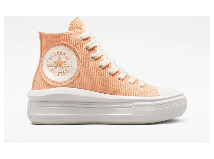 Converse Chuck Taylor All Star Move Platform Oversized Patch Cheeky Coral/cheeky Coral