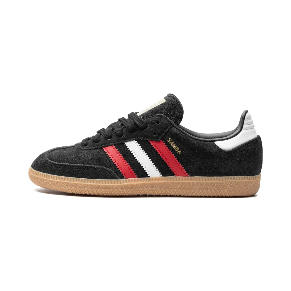 Adidas Samba OG “core black/better scarlet/GUM 3” (IG1824)