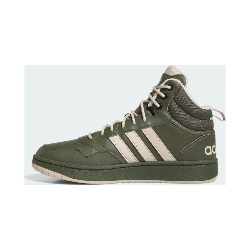 Adidas Hoops 3.0 Mid Lifestyle Basketball Classic Winter Shoes Night Cargo / Clay Brown / Core Black (IH0163)
