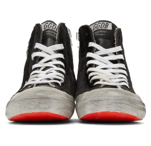 Golden Goose Black Pony Francy Sneakers (G35MS591.C24) (2)