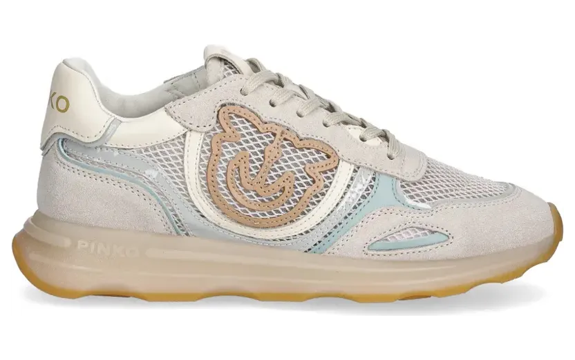 PINKO Sneakers mit Logo-Applikation – Nude (SS0175P084)