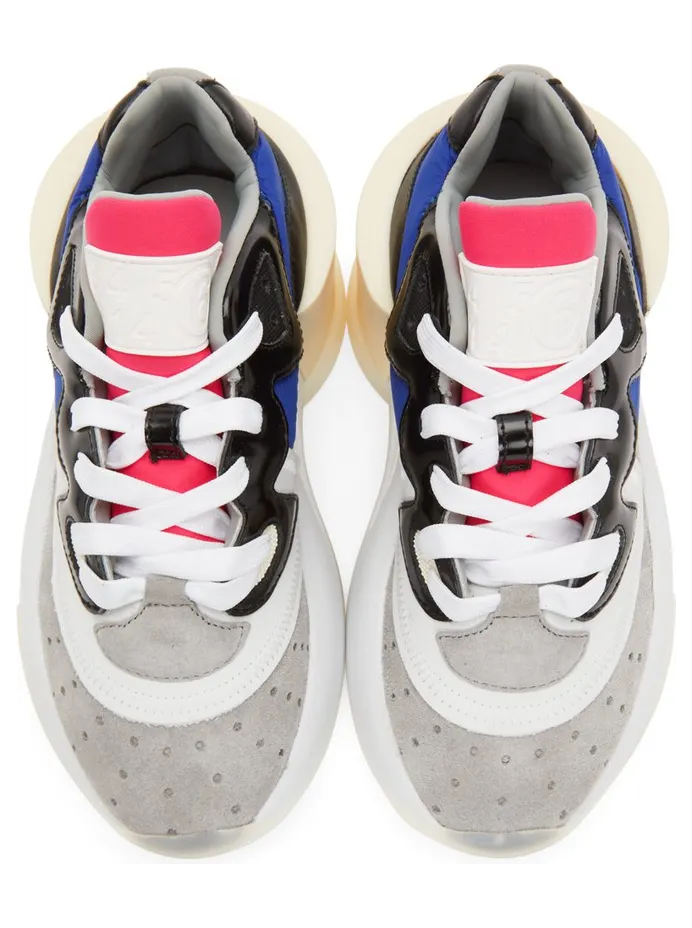 MM6 Maison Margiela White 6-Cylinder Sneakers (S40WS0182 P3990) (5)