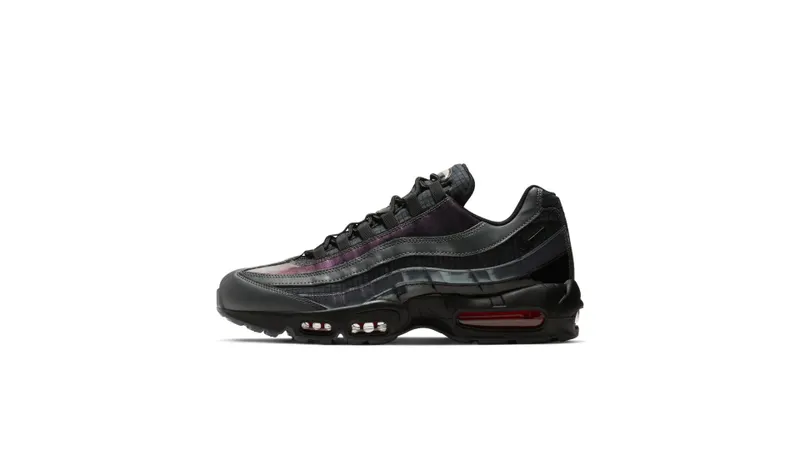 Nike Air Max 95 LV8 Black Black/Ember Glow-Dark Grey (AO2450-001)