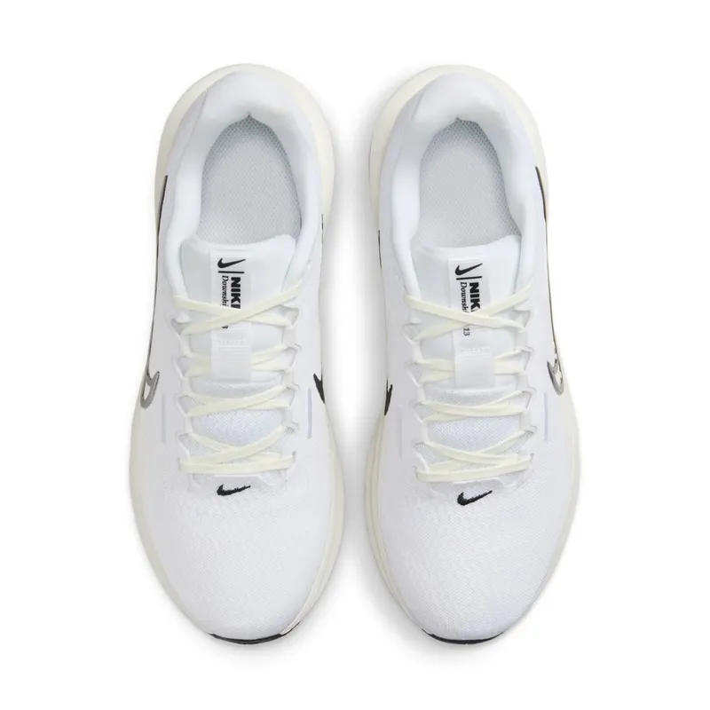 Nike Downshifter 13 White Black Sail Metallic Silver (FD6476-100)
