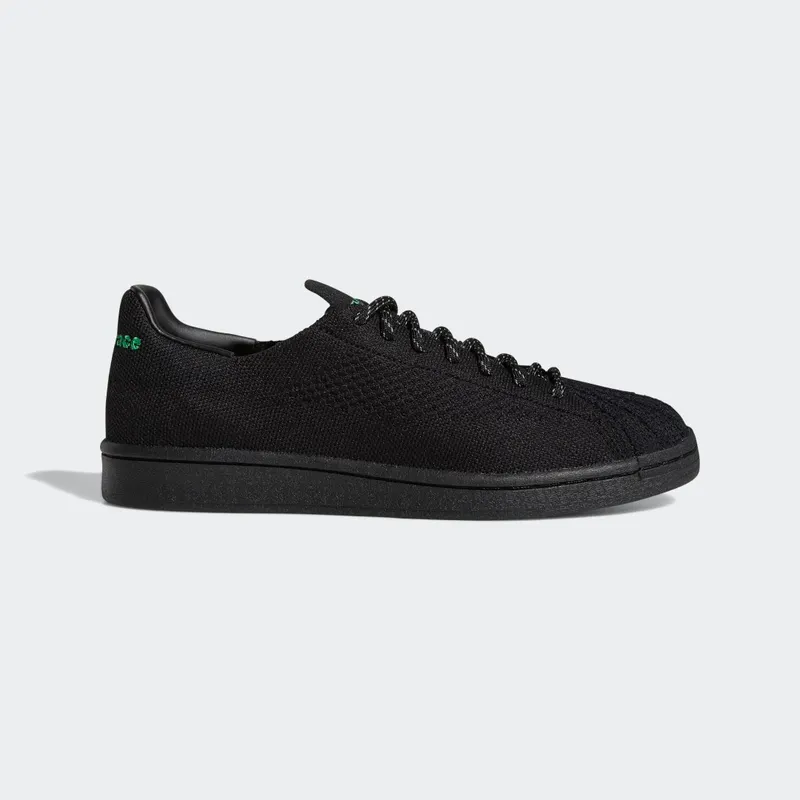 adidas Pharrell Williams Primeknit Superstar Core Black / Core Black / Vivid Green (GX0195)