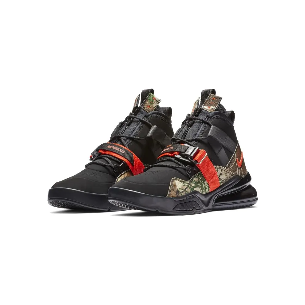 Nike Air Force 270 Utility Realtree Black/Team Orange-Black (BV6071-001)