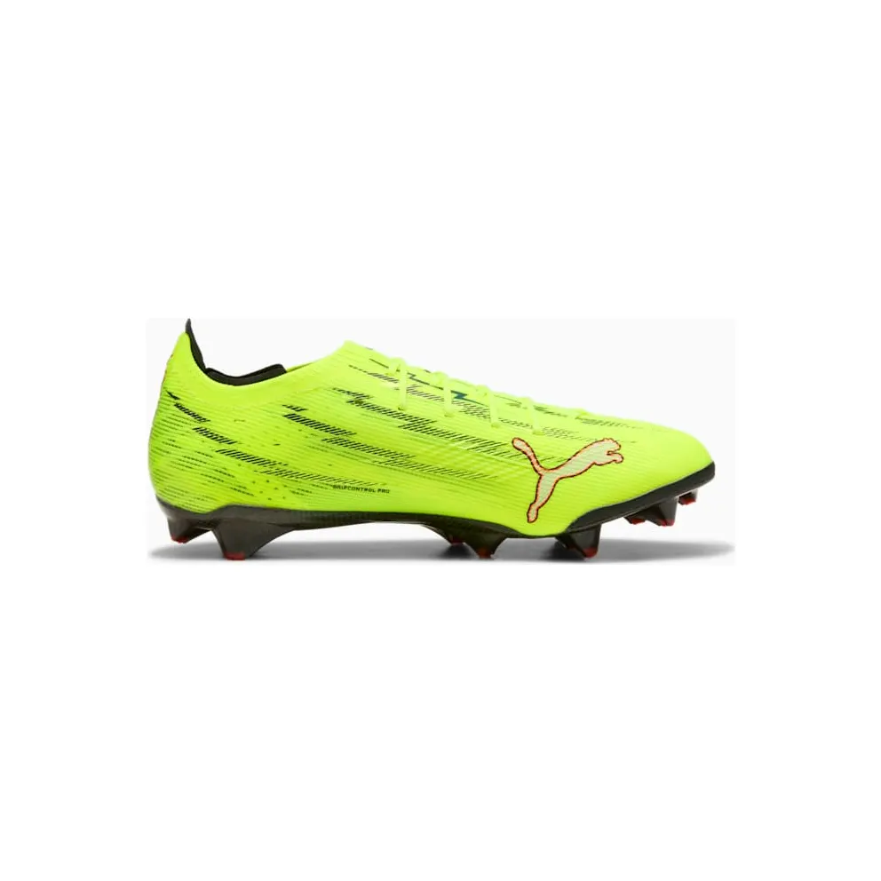 Puma Ultra 6 Carbon FG Yellow Alert Black Glowing Red Lime Squeeze (108685-01)