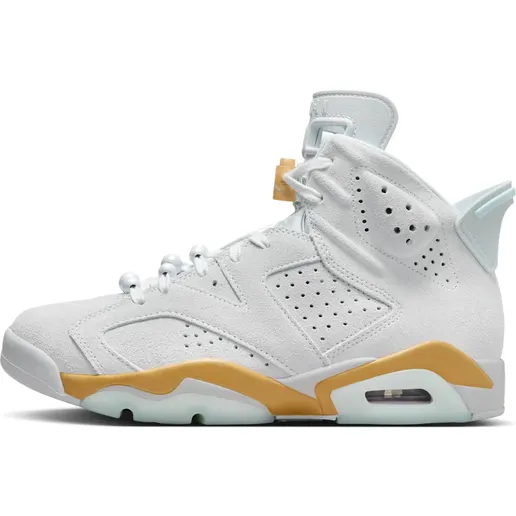 Air Jordan 6 Pearl “Pure Platinum / Metallic Gold / Coconut Milk / Glacier Blue” (DQ4914-074)