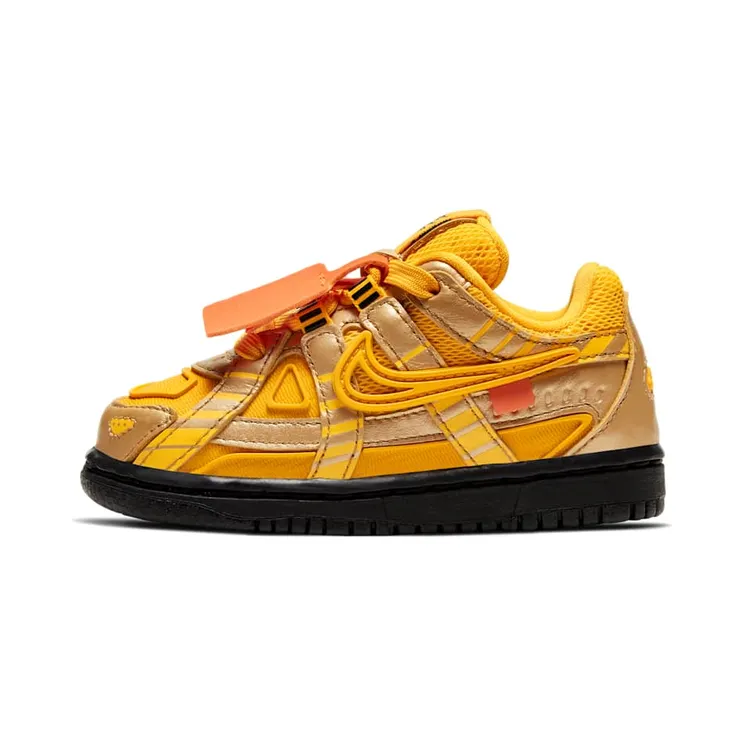 Nike Off-White x Rubber Dunk TD ‘University Gold’ “University Gold / Black” (CW7444-700)