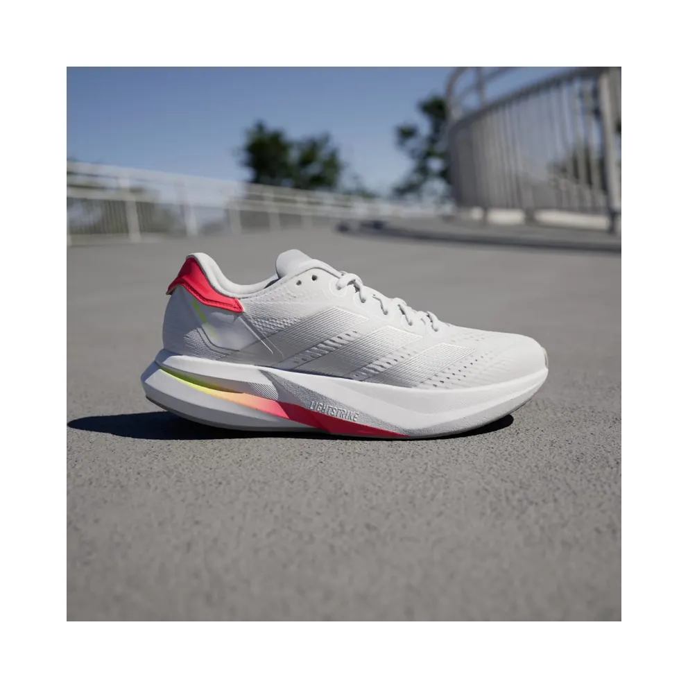 Adidas Duramo Speed 2 Running Shoes Cloud White / Silver Metallic / Lucid Red (IF9392)