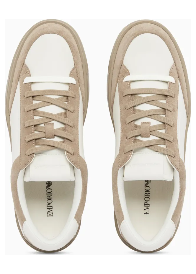 Armani Sneakers With Suede Details (EM004784-AF23198-M1257) (3)