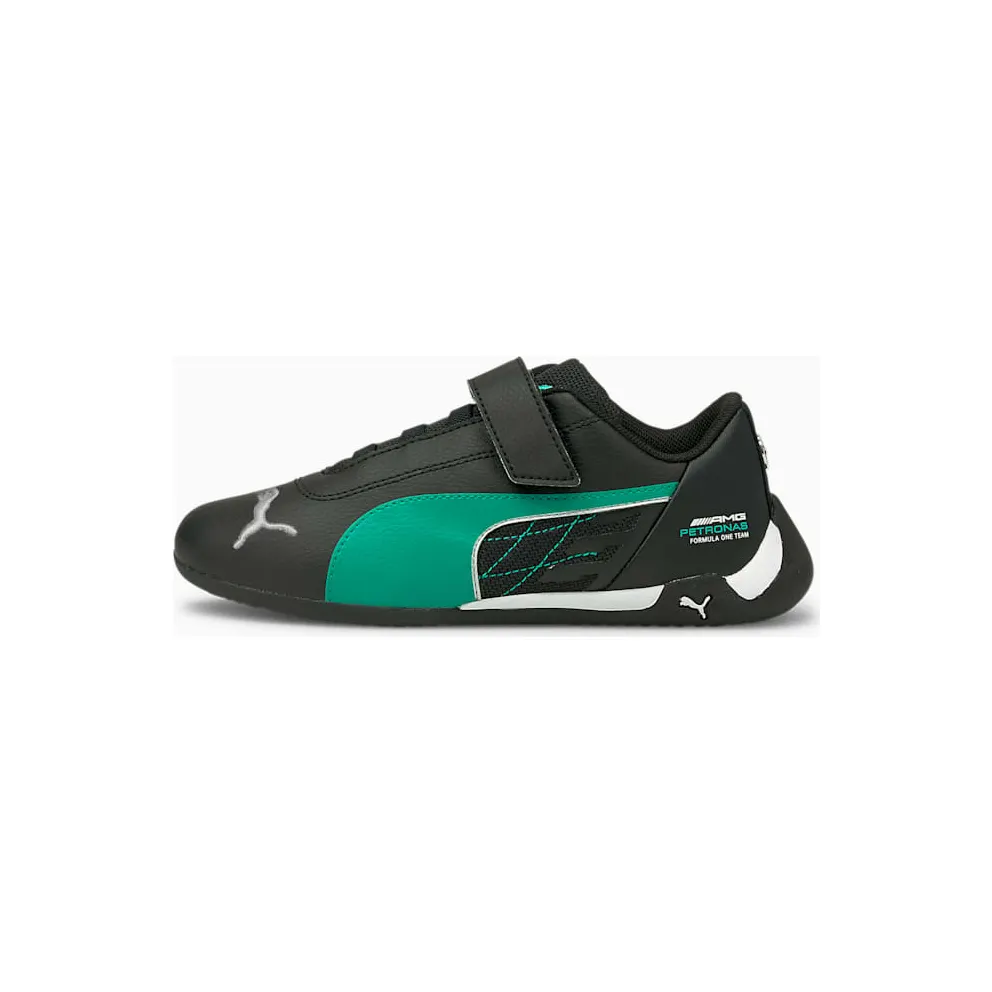 PUMA Mercedes R-Cat V Kids’ Black/Spectra Green (306623-04)