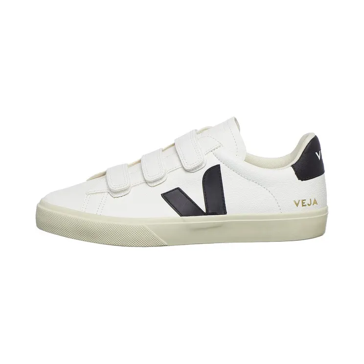 Veja Recife Logo Extra White / Black (RC0502790B)
