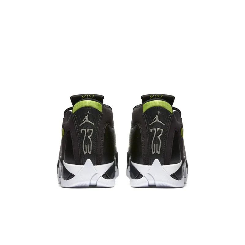 Jordan 14 Retro Indiglo 2016 (GS) Black/White-Indiglo (487524-005)