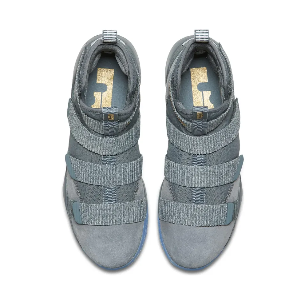 Nike LeBron Zoom Soldier 11 Cool Grey Cool Grey/Pure Platinum-Metallic Gold (897644-010)