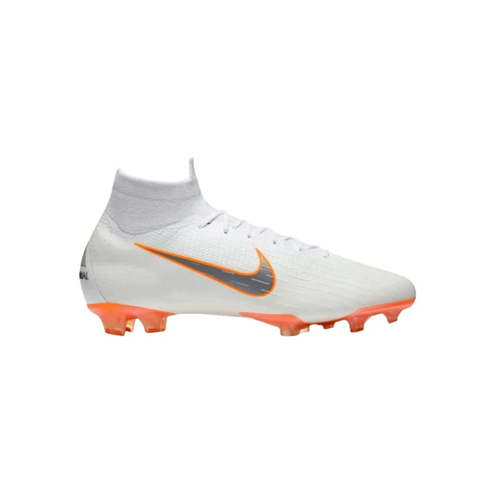 Nike Mercurial Superfly 6 Elite FG White Total Orange (AH7365-107)