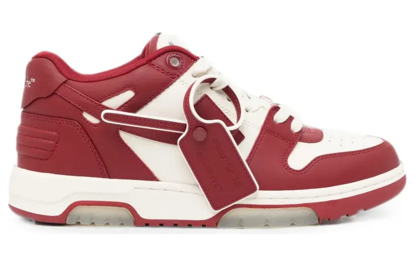 Off-White Out Of Office “Red” (OMIA189F25LEA002)