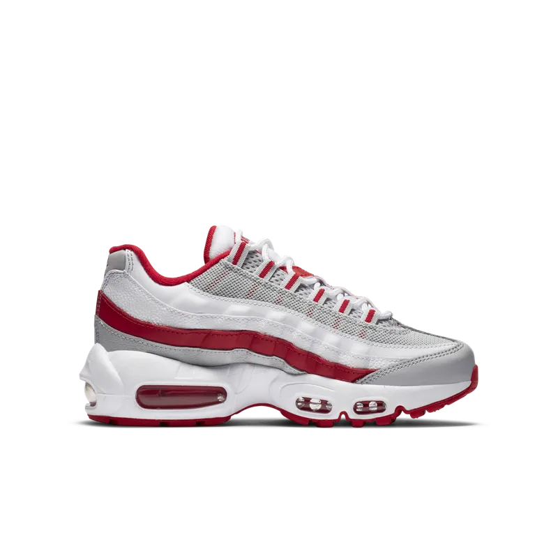 Nike Air Max 95 Recraft Grey Fog Hyper Red (GS) Grey Fog/White-Hyper Red (CJ3906-004)