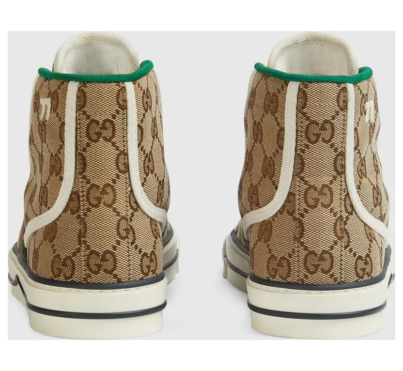 Gucci Tennis 1977 High Top GG (W) (627838 HVK70 9765) (5)