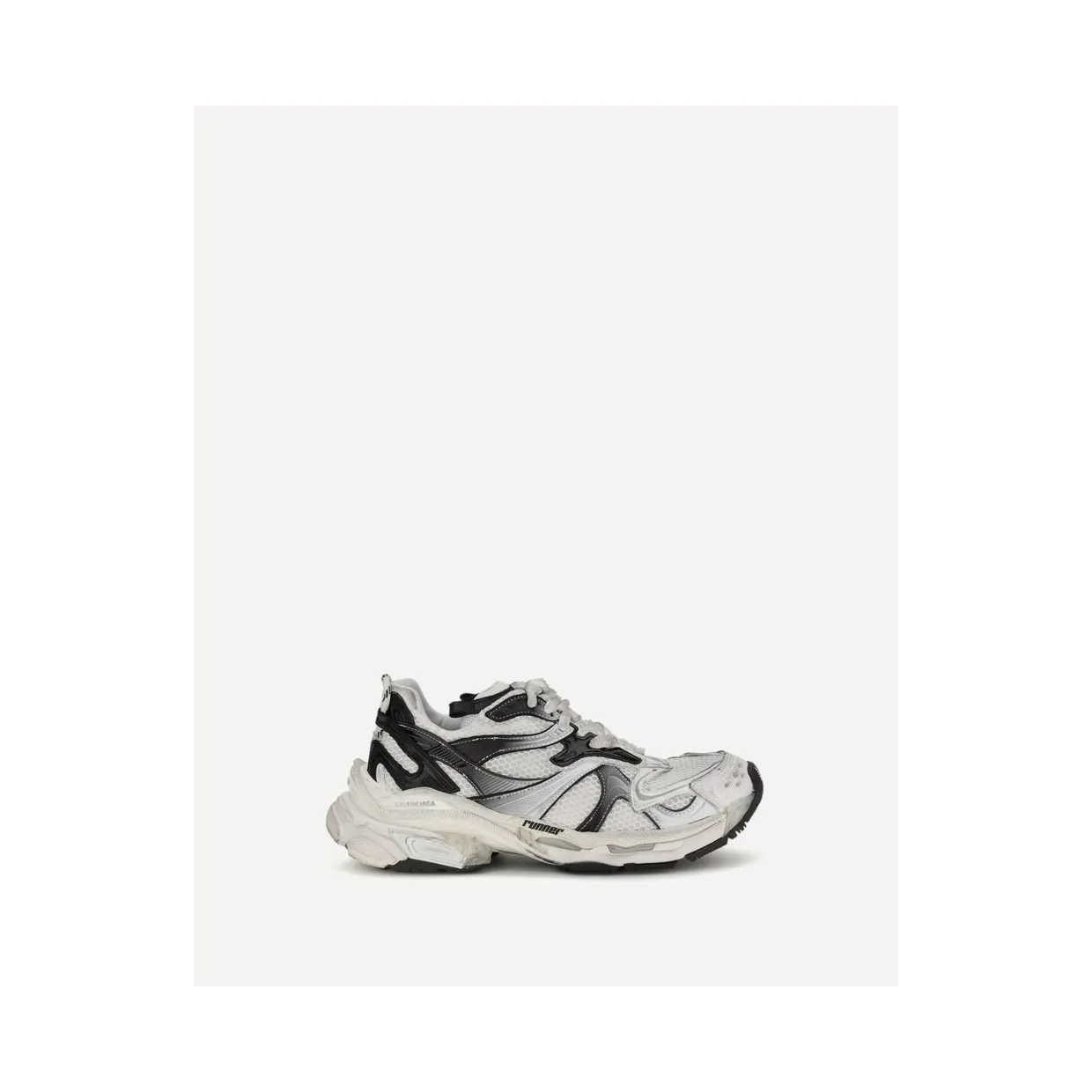 Balenciaga Runner 2 Gradient Sneakers in white/black 779066WRN2G/S_BALEN-9010_600-45