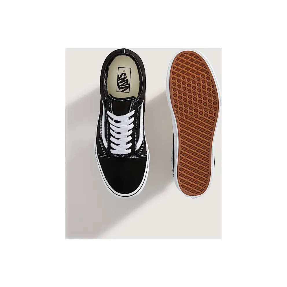 Vans Old Skool Platform Black White Black/White (VN0A3B3UY28)