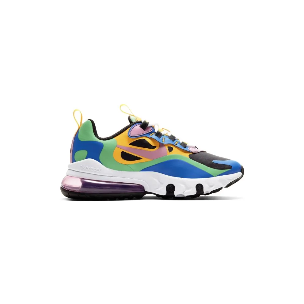 Nike Air Max 270 React Magic Flamingo (GS) Off Noir/University Gold/Soar (CU4668-001)