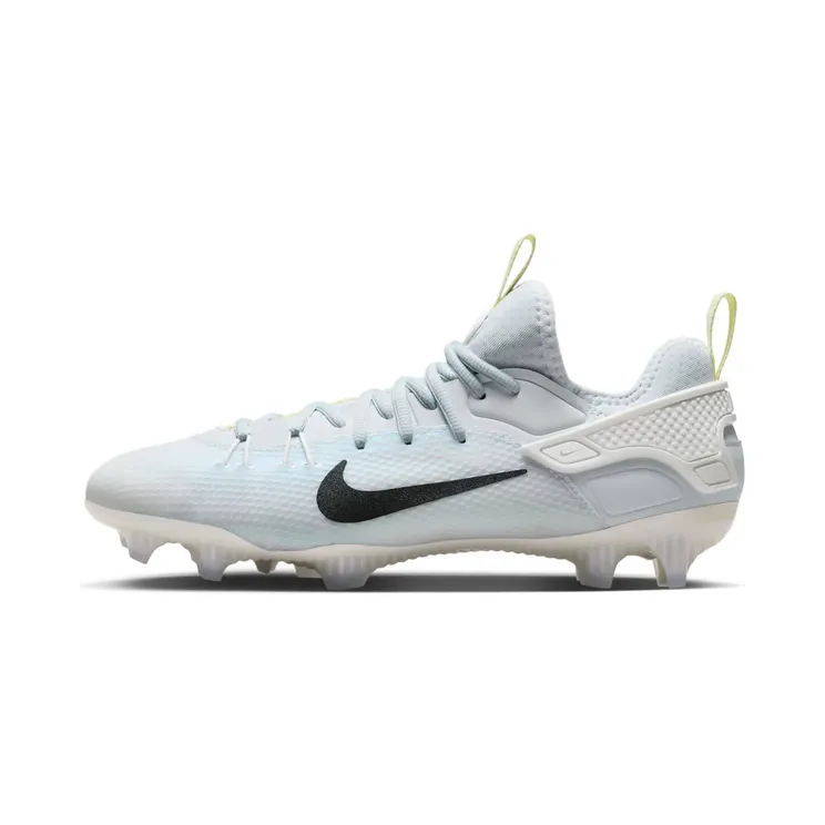 Nike Huarache 9 Elite Low LAX SE “Football Grey / White / Luminous Green / Black” (FV6147-001)