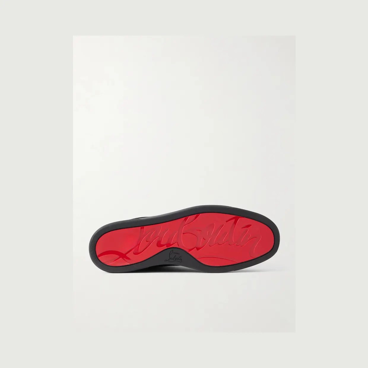 Christian Louboutin St Louis Suede Slip-On Sneakers Black (3250667) (3)