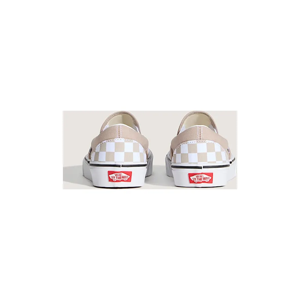 Vans UA Classic Slip-On Color Theory Checkerboard Mushroom (VN000D6YH2B)