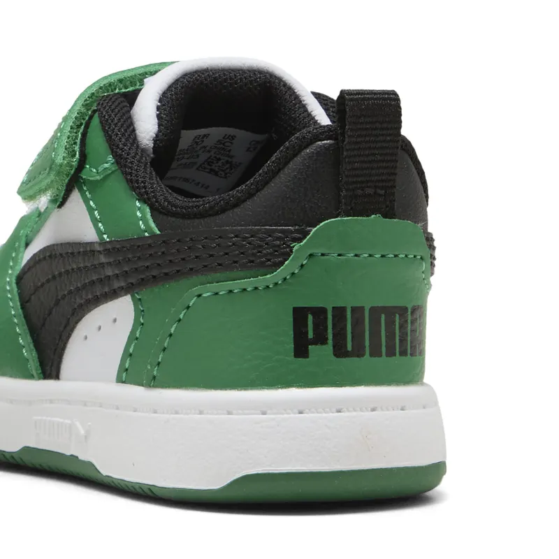 Puma Rebound v6 Lo “Puma White / Puma Black / Archive Green” (397420_05)