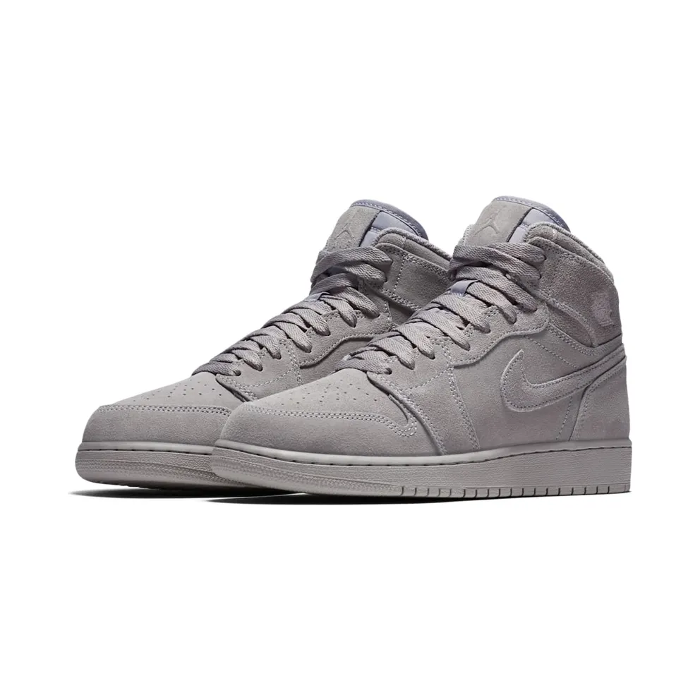 Jordan 1 Retro High Grey Suede (GS) Wolf Grey/Wolf Grey (705300-031)