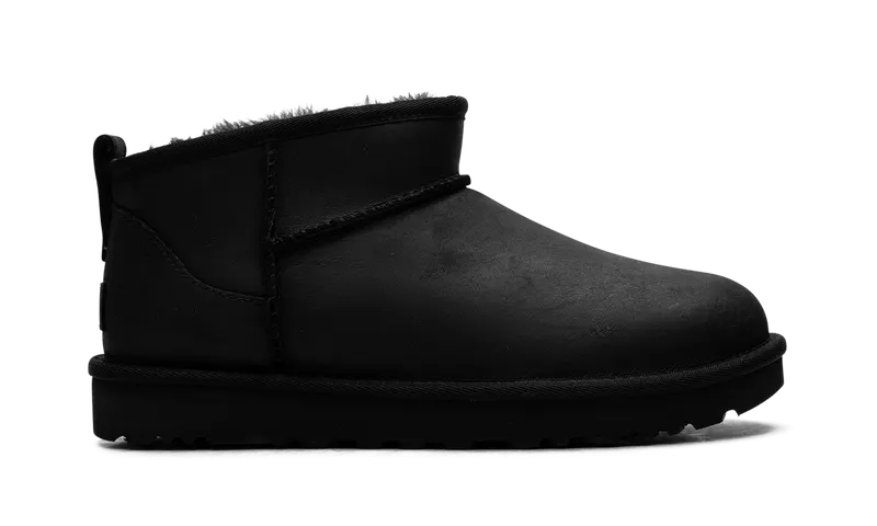 Ugg Classic Ultra Mini Leather “Black” (1174210-BLK)